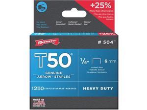 Arrow Fastener 1/4" Staple 50424 Unit: EACH Contains 4 per case Arrow Fastener 1/4" Staple 50424 Unit: EACH Contains 4 per case