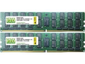 512GB Kit 2x256GB DDR4-2666 PC4-21300 ECC Load Reduced 8Rx4 Memory for Servers/Workstations by NEMIX RAM