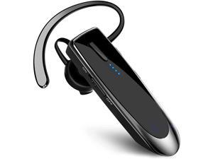 Tek Styz Headset Works for Samsung Galaxy J3 Achieve in Ear Bluetooth 5.0 Wireless Earpiece, IPX3 Waterproof, 24h Dual Microphones, Double Noise Reduction (Black/Silver)