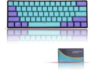 purple and cyan keycaps