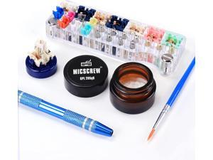 Keyboard Lube Station Kit 5PCS with 0.17oz GPL 205G0 MX Switch Opener and Stem Holder, Mechanical Keyboard Switch Lube Kit Apply to Gateron Cherry Switches, Keyboard Grease for Key Switch Stabilizers