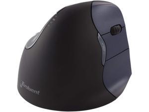 Evoluent VM4RW VerticalMouse 4 Right Hand Ergonomic Mouse with Wireless USB Receiver (Regular Size.) The Original VerticalMouse Brand Since 2002