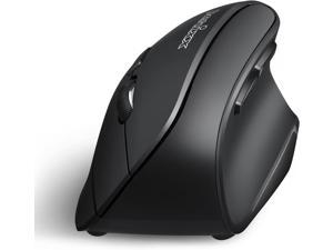 Black Perixx Perimice-804 Ergonomic Bluetooth Mouse for Windows Android Tablet and PC Right Handed 