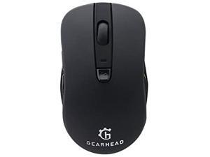 Gear Head Dual Mode Wireless Mouse, Bluetooth & 2.4G (MBT9950BLK)