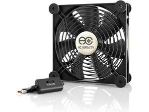 120V AC 120mm x 38mm Low Speed AC Infinity AXIAL LS1238 for DIY Cooling Ventilation Exhaust Projects Quiet Muffin Fan 