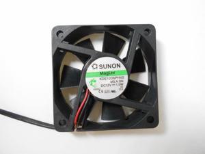 SUNON KDE1206PHV2 12V 1.0W 2Wire Maglev Bearing 6015 60mm Silent Cooling Fan for Projector Monitor