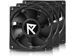 Nanoxia Hydra 120mm 4200rpm High Speed High Pressure Fan for GPU Servers, with 4-pin Molex Connector, 3 Pack