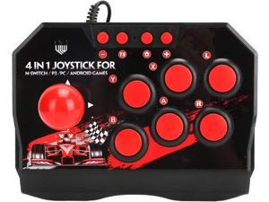 Arcade Fight Stick, Wired Arcade Joystick, Portable Replacement for Universal Arcade Game Fighting Stick Accessories for Switch/pc/ps3 Arcade Fight Stick
