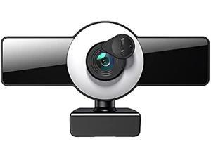 Webcam 8K 4K 2K 1080P Full HD Web Camera with Microphone USB Plug Web Cam for PC Computer Mac YouTube Skype Video Mini Camera 4K (2K)