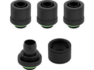 Corsair Hydro X Series Xf Compression 10/13mm (3/8"/ 1/2") ID/OD Fittings Four Pack, Black, Model Number: CX-9051002-WW Corsair Hydro X Series Xf Compression 10/13mm (3/8"/ 1/2") ID/OD Fittings Four Pack, Black, Model Number: CX-9051002-WW
