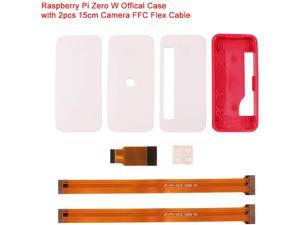 Raspberry Pi Zero W Official Case New, RPI Zero ABS Box Cover Shell Enclosure Cases(Plain, use for GPIO and Camera) Compatible for Raspberry Pi Zero V 1.3 Pi0 with 2pcs 15cm Camera FFC Flex Cable Raspberry Pi Zero W Official Case New, RPI Zero ABS Box Cover Shell Enclosure Cases(Plain, use for GPIO and Camera) Compatible for Raspberry Pi Zero V 1.3 Pi0 with 2pcs 15cm Camera FFC Flex Cable