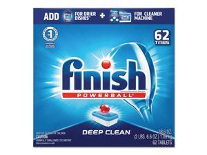 FINISH Powerball Dishwasher Tabs, Fresh Scent, 62/Box 20623CT FINISH Powerball Dishwasher Tabs, Fresh Scent, 62/Box 20623CT