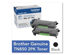 Brother TN850 Toner Cartridge Black 2 Pack in Retail Packaging