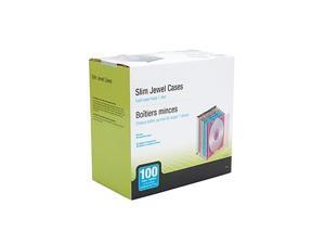 MyOfficeInnovations 5mm Slim Jewel Cases 100/Pack 478455 MyOfficeInnovations 5mm Slim Jewel Cases 100/Pack 478455
