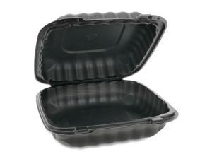 Pactiv Microwave Hinged Lid Containers, 8.31x8.35x3.1 YCNB08010000 Pactiv Microwave Hinged Lid Containers, 8.31x8.35x3.1 YCNB08010000