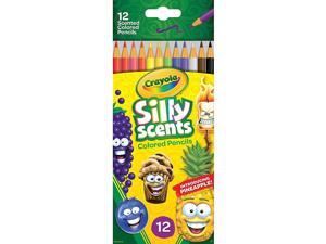 Crayola Silly Scents Scented Colored Pencils, Gift for Kids, 12ct, Assorted, 0.3 x 3.5 x 8.4 inches Crayola Silly Scents Scented Colored Pencils, Gift for Kids, 12ct, Assorted, 0.3 x 3.5 x 8.4 inches
