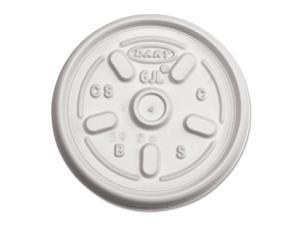 DART Plastic Lids for 6oz Hot/Cold Foam Cups Vented 1000 Lids/Carton 6JL DART Plastic Lids for 6oz Hot/Cold Foam Cups Vented 1000 Lids/Carton 6JL