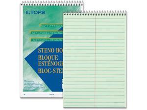 TOPS Products Steno Book Gregg Rule 80Sheets/PD 6"X9" 12/PK GN Tint 8021DZ TOPS Products Steno Book Gregg Rule 80Sheets/PD 6"X9" 12/PK GN Tint 8021DZ