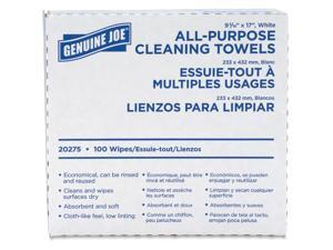 Genuine Joe Towels Cleaning Reusable 9-1/2"x17" 1000/CT White 20275CT
