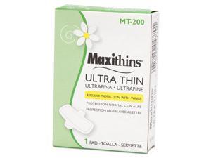 Hospital Specialty Maxithins Ultra-Thin Pads 200/Carton MT200 Hospital Specialty Maxithins Ultra-Thin Pads 200/Carton MT200