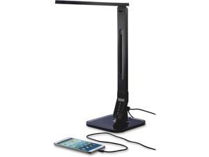 Lorell Smart Desk LED Lamp USB Black 99772
