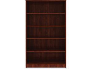 Lorell Bookshelf - Shelf, 36" x 12" x 60" - 5 Shelve(s) - Square Edge - Material: Thermofused Laminate (TFL) - Finish: C Lorell Bookshelf - Shelf, 36" x 12" x 60" - 5 Shelve(s) - Square Edge - Material: Thermofused Laminate (TFL) - Finish: C