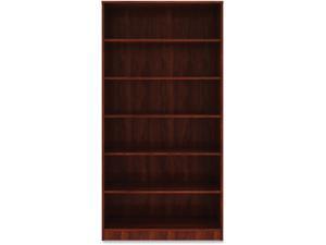 Lorell Cherry Laminate Bookcase - 73" Height x 36" Width x 12" Depth - Cherry - Laminate - 1Each LLR99791 Lorell Cherry Laminate Bookcase - 73" Height x 36" Width x 12" Depth - Cherry - Laminate - 1Each LLR99791