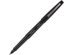 Integra Resin Tip Pen Med Pt Black Barrel/BK Ink 36196