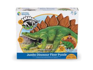 Learning Resources Floor Puzzle Stegosaurus 13"Wx16-1/10"Lx3-3/10"H Multi Learning Resources Floor Puzzle Stegosaurus 13"Wx16-1/10"Lx3-3/10"H Multi