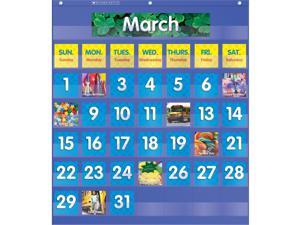 Scholastic Monthly Calendar Pocket Chart Gr K-5 5101 Scholastic Monthly Calendar Pocket Chart Gr K-5 5101