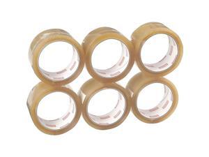 Staples Natural Rubber Packaging Tape 1.89" x 109.4 Yds Clear 6/Rolls 11643-CC Staples Natural Rubber Packaging Tape 1.89" x 109.4 Yds Clear 6/Rolls 11643-CC