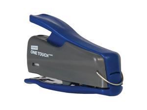 Staples One-Touch Mini Stapler Quarter-Strip Capacity Gray/Blue (44427-CC) Staples One-Touch Mini Stapler Quarter-Strip Capacity Gray/Blue (44427-CC)