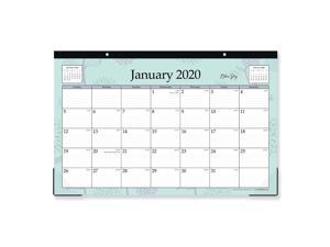 Blue Sky Rue Du Flore Desk Pad 17 x 11 2020 101610 Blue Sky Rue Du Flore Desk Pad 17 x 11 2020 101610