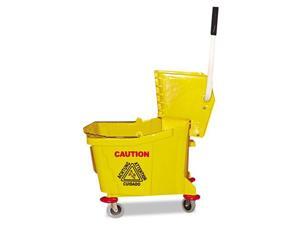 Plastic Mop Bucket, 35 Qt, Yellow Plastic Mop Bucket, 35 Qt, Yellow