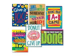 TREND ARGUS Poster Combo Pack, "Make the Effort", 13 3/8w x 19h TA67935 TREND ARGUS Poster Combo Pack, "Make the Effort", 13 3/8w x 19h TA67935