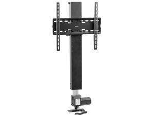 VIVO Black Compact Motorized Vertical TV Stand Lift for Screens 32" to 48"  | Television Mount Bracket (MOUNT-E-UP44)