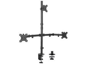 VIVO Triple LCD Monitor Desk Mount Stand Heavy Duty & Fully Adjustable 3 Screens up to 30" (STAND-V003T)