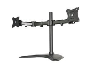 VIVO Dual Monitor Mount Fully Adjustable Desk Free Stand for 2 LCD Screens up to 27" (STAND-V002P)