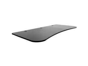 VIVO Black 63 x 32 inch Universal Table Top for Height Adjustable Standing Desk Frames | 3 Sections (DESK-TOP1B)
