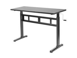 Manual Crank Stand Up Height Adjustable Desk Frame Workstation with Table Top Manual Crank Stand Up Height Adjustable Desk Frame Workstation with Table Top