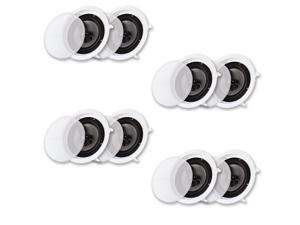 Acoustic Audio CS-IC83 In Ceiling 8" Speaker 4 Pair Pack 3 Way Home Theater Flush Mount Acoustic Audio CS-IC83 In Ceiling 8" Speaker 4 Pair Pack 3 Way Home Theater Flush Mount