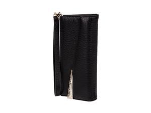 CaseMate Leather Wristlet Folio Case for iPhone 8 Plus 7 Plus 66s Plus  Black