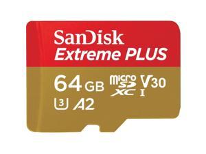 SanDisk Extreme PLUS 64 GB microSDXC Memory Card