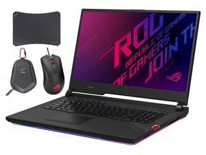 ASUS ROG Strix G17 G712LU Gaming and Entertainment Laptop (Intel i7-10750H 6-Core, 8GB RAM, 512GB SSD, 17.3" Full HD (1920x1080), Win 10 Home) with Harrier GT300 , Carry Case , GM50 Pad ASUS ROG Strix G17 G712LU Gaming and Entertainment Laptop (Intel i7-10750H 6-Core, 8GB RAM, 512GB SSD, 17.3" Full HD (1920x1080), Win 10 Home) with Harrier GT300 , Carry Case , GM50 Pad
