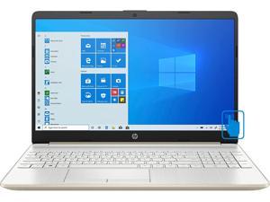 HP 15tdw300 Laptop Pale Gold Intel i51135G7 4Core 156 Touch HD 1366x768 16GB RAM 256GB PCIe SSD Intel Iris Xe Webcam Wifi Bluetooth 2xUSB 31 1xHDMI SD Card Win 11 Home