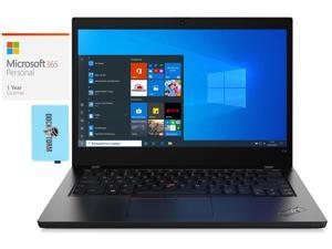 Lenovo ThinkPad L14 Gen 1 Home & Business Laptop (AMD Ryzen 5 PRO 4650U 6-Core, 14.0" 60Hz Full HD (1920x1080), AMD Radeon, 8GB RAM, 256GB SSD, Wifi, Win 10 Pro) with Microsoft 365 Personal , Hub