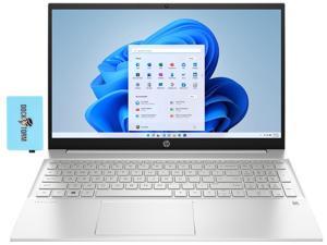 HP Pavilion 15-eh Home & Business Laptop (AMD Ryzen 7 5825U 8-Core, 15.6" 60Hz Full HD (1920x1080), AMD Radeon, 16GB RAM, 512GB PCIe SSD, Backlit KB, Wifi, HDMI, Webcam, Win 11 Pro) with Hub