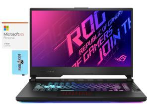ASUS ROG Strix G15 G512 Gaming & Entertainment Laptop (Intel i7-10750H 6-Core, 15.6" 144Hz Full HD (1920x1080), NVIDIA GTX 1650 Ti, 16GB RAM, Win 10 Pro) with Microsoft 365 Personal , Hub