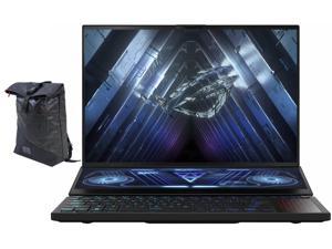 ASUS ROG Zephyrus Duo 16 Gaming & Business Laptop (AMD Ryzen 9 6900HX 8-Core, 16.0" 165Hz Wide QXGA (2560x1600), GeForce RTX 3080 Ti, 64GB DDR5 4800MHz RAM, Win 11 Pro) with Voyager Backpack