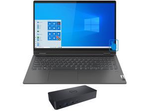 Lenovo IdeaPad Flex 5 15A Home & Business 2-in-1 Laptop (AMD Ryzen 7 5700U 8-Core, 15.6" 60Hz Touch Full HD (1920x1080), AMD Radeon, 16GB RAM, 512GB PCIe SSD, Win 10 Pro) with D6000 Dock